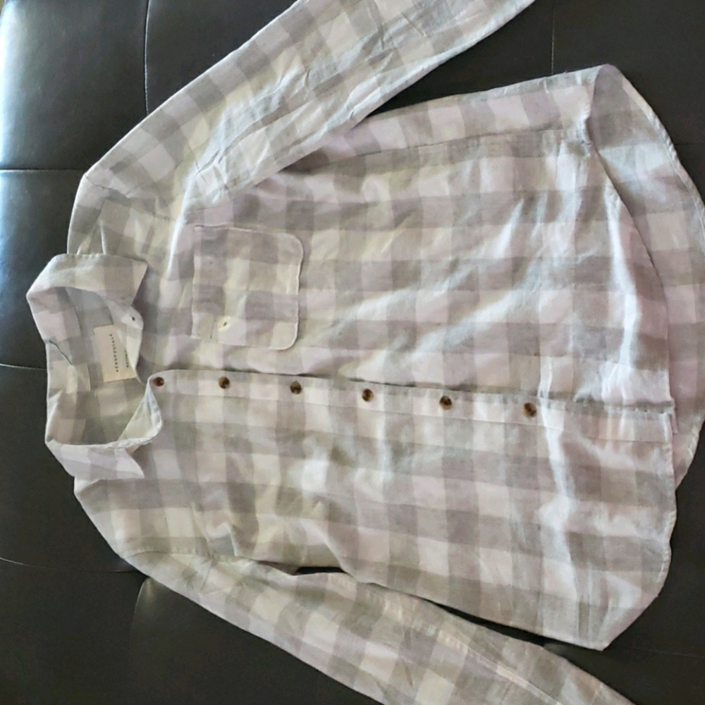 White and Gray Flannel